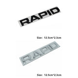 Skoda RAPID SUPERB OCTAVIA KAROQ KODIAQ KAMIQ Fabia 4x4 YETI Metal Car Rear Sticker Trunk Emblem Badge Decal
