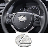 Crystal Car Steering Wheel Cover Emblem Badge Sticker for Lexus