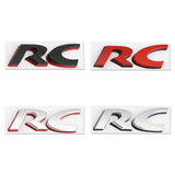 Peugeot RC Logo Metal Car Trunk Sticker Emblem Badge Decal