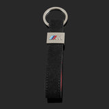BMW M Power Suede Car Keychain Keyring