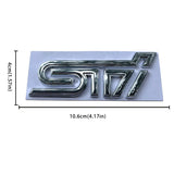 Subaru STI Logo Metal Car Rear Sticker Decal Emblem Badge