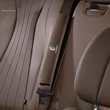 2pcs 33cm Toyota Crown Logo Suede Car Seat Safety Belt Pads Shoulder Protection Cover