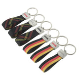 Audi Logo Metal Nylon/Oxford webbing Car Keychain Pendant