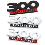 Jeep 300 TOURING Logo Metal Car Fender Side Sticker Rear Emblem Badge Decal