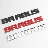 20x3cm Mercedes Benz Brabus Metal Car Rear Emblem Decal Trunk Badge Sticker