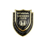 Honda Shield Carbon Fiber Car Rear Sticker Window Emblem Badge Decal