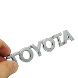 Metal Car Letter Badge Rear Trunk Side Decal Sticker for Toyota