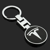 Tesla Metal Car Keychain Keyring