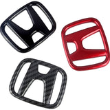 2PCS Car Front Grille Emblem Rear Trunk Badge Cover Sticker for XRV Accord Civic FIT URV VEZEL Jade Inspire Accessories