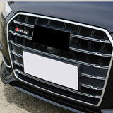 Audi S3 S4 S5 S6 S7 S8 RS3 RS4 RS5 RS6 RS7 RS8 Logo ABS Car Front Grille Emblem Badge