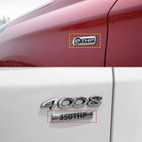 Peugeot 230THP 350THP 380THP Pure Tech eTHP 1.8 GT Logo ABS Car Rear Sticker Trunk Emblem Badge Decal