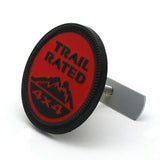 Jeep Trail Rated 4x4 Metal Car Rear Sticker Body Side Decal Auto Front Grille Emblem Badge