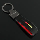 Mercedes Benz S Class Logo Suede Car Keychain Pendant