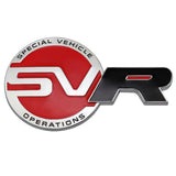 Land Rover SVR Logo Metal Car Front Grille Emblem Badge Rear Sticker Decal