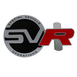 Land Rover SVR Logo Metal Car Front Grille Emblem Badge Rear Sticker Decal