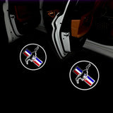 2pcs Ford Mustang Shelby Wireless Car Welcome Door Laser Projection LED Light