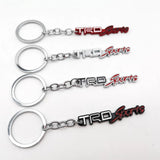 Toyota TRD Sport Logo Metal Car Key Rings Keychain Pendant