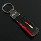 Mercedes Benz GLC Logo Suede Alloy Car Keychian
