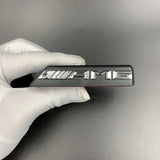 AMG ABS Car Front Grille Emblem Badge for Mercedes Benz A B C E Class W176 W246 W203 W204 W205 W211 W212 W213