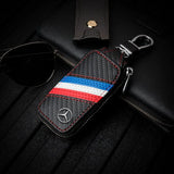 Mercedes Benz Carbon Fiber Car Key Bag Key Cover