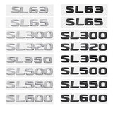 Mercedes Benz SL63 SL65 SL300 SL320 SL350 SL500 SL550 SL600 ABS Car Rear Sticker Decal