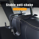 Honda Carbon Fiber Car Seat Back Hooks Storage Holders