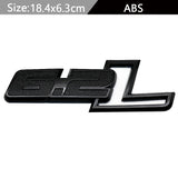 Ford 6.2L Logo Metal Car Rear Sticker Auto Body Side Fender Emblem Badge Decal