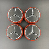4pcs/set 75mm Mercedes Benz ABS Car Wheel Center Hub Caps Cover A0004000900