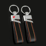 Audi RS Sline Car Logo Metal Keychain Keyring