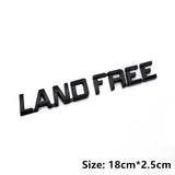 Car Trunk Sticker for Toyota Land Cruiser Prado Landfree VX TX TX.L VX.L 5.7 V6 V8 GXR VXR VXS VXRi GXRi Decor