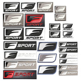 3D Metal Car F Sport Logo Emblem Badge Body Side Sticker for LEXUS