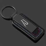 Volkswagen VW R Carbon Fiber Car Keychain Pendant Key Chain Holder