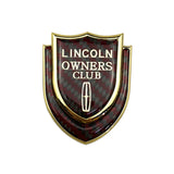 Lincoln Shield Carbon Fiber Car Rear Sticker Window Emblem Badge Decal