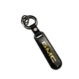 GMC Carbon Fiber Car Logo Keychain Keyring