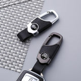 Audi Logo PU Leather Car Keyring Keychain