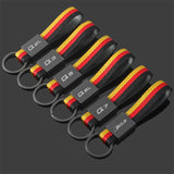Audi Q3 Q5 Q7 Q2L Q5L SQ3 SQ5 SQ7 Car Logo Metal Key Ring Holder Keychain