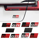 Car Rear Body Emblem Decal for GR Sport MN Yaris Hiace Estima Hilux Rav4 Supra Camry Crown Prado Levin CHR Avalon Corolla