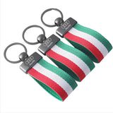 Audi Nylon Webbing Car Logo Key Chain Keychain Keyring