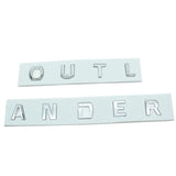 Mitsubishi OUTLANDER ABS Car Front Hood Emblem Badge Sticker Decal