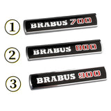 9.5x1.8cm Mercedes Benz Brabus 700 800 900 Metal Car Side Fender Emblem Stickers