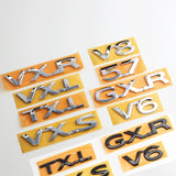 Car Trunk Emblem Sticker for Toyota V6 V8 5.7 GXR VXR TXL VXL VXS GXRi VXRi Letter Land Cruiser Prado Decal Accessories