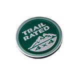 Jeep Trail Rated 4x4 Metal Car Rear Sticker Decal Auto Body Side Emblem Badge