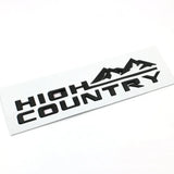 Chevrolet HIGH COUNTRY Logo ABS Car Trunk Sticker Decal Auto Body Side Emblem Badge