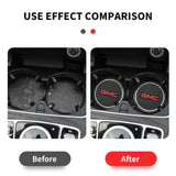 2PCS GMC Diamond Car Water Coaster Cup Mat