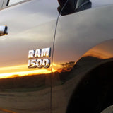 26.5x8.5cm Dodge RAM1500 RAM2500 RAM3500 ABS Car Side Fender Sticker Body Emblem Badge