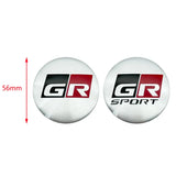 56/60/65mm Toyota GR Sport Car Wheel Center Hub Cap Sticker Decal