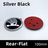 100mm Skoda ABS Car Front Hood Emblem Badge Auto Rear Sticker Decal