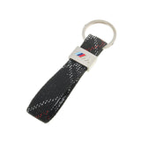 BMW M Power Car Logo Oxford Webbing Keychain Keyring