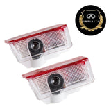 2PCS Car Door Welcome Laser Shadow Lamp Projector LED Light for Infiniti Q30 QX30 2016-2019