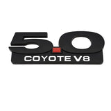 Ford 3.7 5.0 Logo Metal Car Rear Sticker Body Emblem Badge Decal